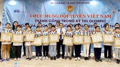 Toàn đoàn học sinh Hà Nội đều đoạt huy chương tại IMSO 2024