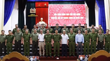 Đẩy mạnh chuyển đổi số đáp ứng yêu cầu ngày càng cao của công tác Công an