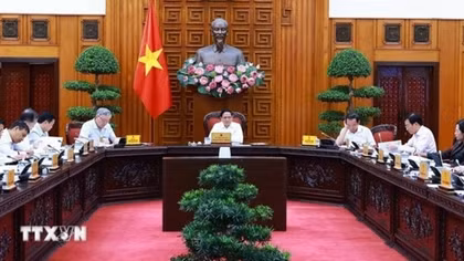 Thủ tướng chủ trì họp về xây dựng Trung tâm tài chính quốc tế tại Việt Nam