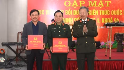 Bộ Công an gặp mặt học viên Lớp bồi dưỡng kiến thức Quốc phòng, An ninh