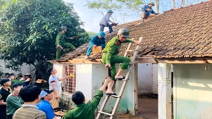 Hình ảnh đẹp về người chiến sĩ Công an trên quê hương cố Tổng Bí thư Trần Phú