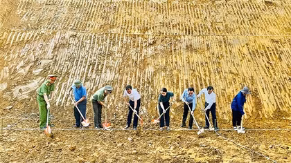 Công an tỉnh Lào Cai xây dựng nhà ở tặng đồng bào bị thiên tai