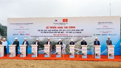 Đầu tư hơn 2.000 tỷ đồng cải tạo đường sắt khu vực đèo Khe Nét