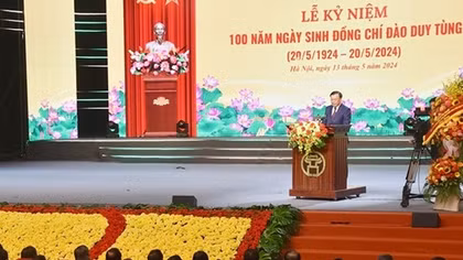 Tổ chức trang trọng Lễ kỷ niệm 100 năm Ngày sinh đồng chí Đào Duy Tùng