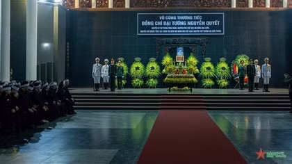 Tổ chức trọng thể Lễ tang Đại tướng Nguyễn Quyết