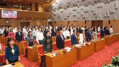 HĐND TP Hà Nội khai mạc Kỳ họp chuyên đề, xem xét 4 nhóm nội dung lớn của Thủ đô