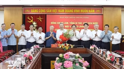 Tổng Bí thư, Chủ tịch nước Tô Lâm gặp mặt lãnh đạo các cơ quan Nội chính Trung ương