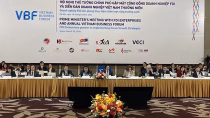 Doanh nghiệp FDI tiên phong thực hiện Chiến lược tăng trưởng xanh