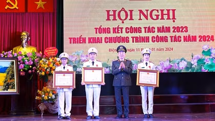 Công an tỉnh Điện Biên: Hoàn thành vượt mức nhiều chỉ tiêu công tác