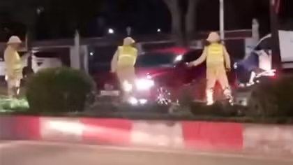 Vượt chốt đo nồng độ cồn rồi tông CSGT