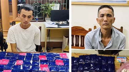 Bắt 2 đối tượng, thu giữ hơn 18 nghìn viên ma túy và gần 1 bánh heroin