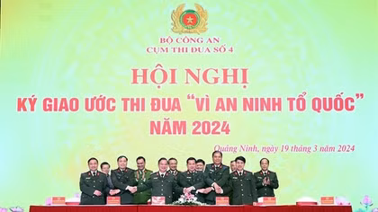 Cụm thi đua số 4 Bộ Công an ký giao ước thi đua “Vì an ninh Tổ quốc” năm 2024