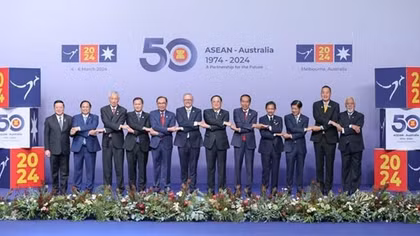 Thủ tướng dự Lễ đón các Trưởng đoàn dự Hội nghị Cấp cao ASEAN - Australia