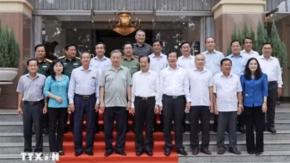 Chủ tịch nước Tô Lâm gặp mặt lãnh đạo chủ chốt tỉnh An Giang