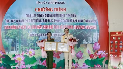 Nhiều gương phụ nữ Công an Bình Phước làm theo gương Bác Hồ
