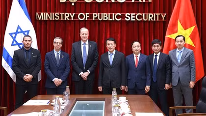 Thúc đẩy hơn nữa hợp tác giữa Bộ Công an Việt Nam với các cơ quan chức năng Israel