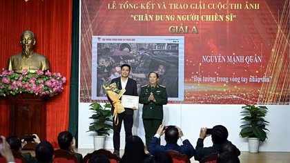31 tác phẩm đoạt giải cuộc thi ảnh “Chân dung người chiến sĩ”
