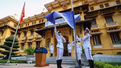 Lễ thượng cờ kỷ niệm 57 năm thành lập ASEAN