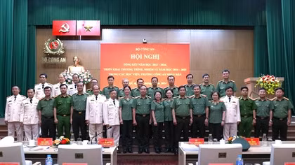 Các học viện, trường CAND triển khai chương trình nhiệm vụ năm học 2024-2025