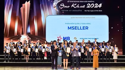 MB được vinh danh tại giải thưởng Sao Khuê 2024