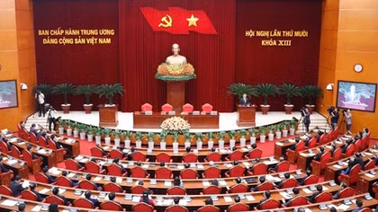 Ngày làm việc thứ ba và phiên bế mạc của Hội nghị lần thứ mười Ban Chấp hành Trung ương Đảng
