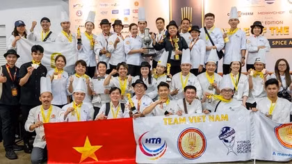 Đầu bếp Việt Nam đạt 18 huy chương vàng tại cuộc thi ẩm thực quốc tế