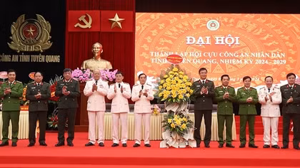 Đại hội thành lập Hội Cựu CAND tỉnh Tuyên Quang, nhiệm kỳ 2024 - 2029