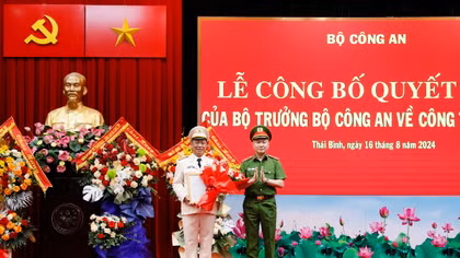 Đại tá Trần Xuân Ánh giữ chức vụ Giám đốc Công an tỉnh Thái Bình