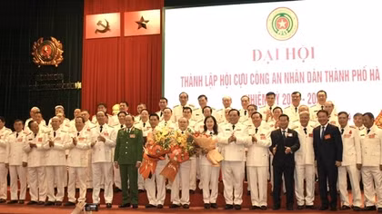 Đại hội thành lập Hội Cựu CAND TP Hà Nội