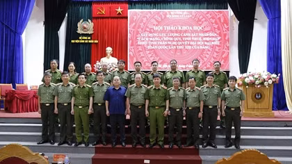Xây dựng lực lượng CSND cách mạng, chính quy, tinh nhuệ, hiện đại theo tinh thần Nghị quyết XIII