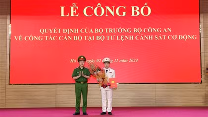 Thiếu tướng Nguyễn Ngọc Vân được điều động giữ chức Tư lệnh Cảnh sát cơ động