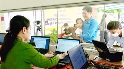 Đẩy nhanh tiến độ cấp Căn cước cho trẻ em trên địa bàn Bạc Liêu