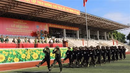 Hoàn thành huấn luyện đầu khóa cho 263 học viên văn bằng 2 của Trường Đại học ANND và CSND
