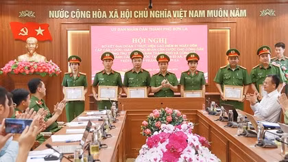 TP Sơn La có 3 xã, phường hoàn thành cấp căn cước