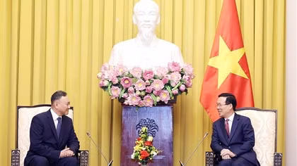 Chủ tịch nước Võ Văn Thưởng tiếp Viện trưởng Viện Kiểm sát Mông Cổ