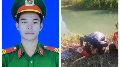 Chiến sỹ Công an kịp thời cứu sống hai anh em ruột bị đuối nước