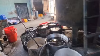 Phát hiện hàng tấn mỡ bẩn trong lò chế biến và kho đông lạnh