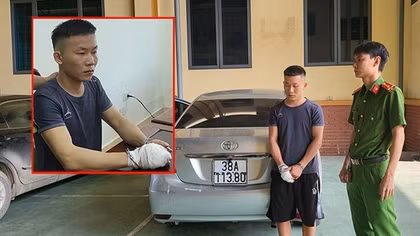 Đối tượng lái xế hộp cướp tiệm vàng ở Hà Tĩnh khai gì tại cơ quan Công an?