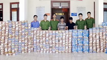 Dùng xe tải vận chuyển trái phép 1,4 tấn pháo nổ