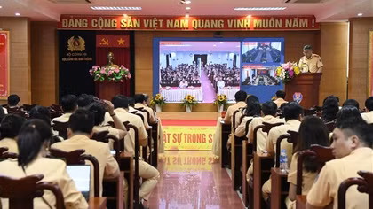 Cục CSGT quán triệt chuyên đề “Học tập và làm theo tư tưởng, đạo đức, phong cách Hồ Chí Minh” năm 2024