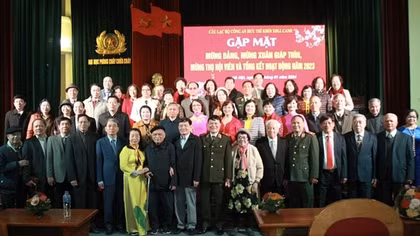Gặp mặt đầu xuân Công an hưu trí Khối Xây dựng lực lượng CAND