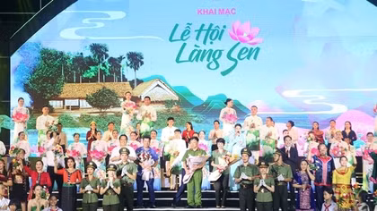 Bộ trưởng Tô Lâm dự khai mạc Lễ hội Làng Sen năm 2024