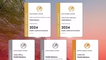 Viettel Solutions khẳng định năng lực cung cấp dịch vụ chuyển đổi số toàn diện tại IT World Awards 2024