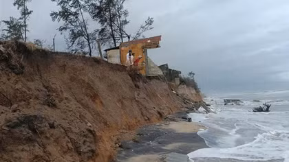 Nơm nớp nỗi lo sạt lở nghiêm trọng bờ biển, rừng dần biến mất