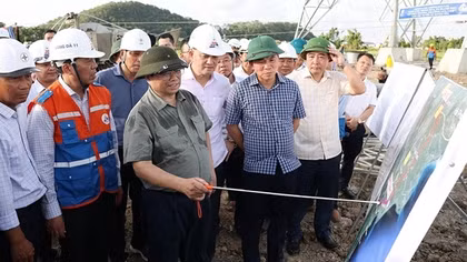 Thủ tướng Phạm Minh Chính đôn đốc thi công đường dây tải điện 500 kV mạch 3