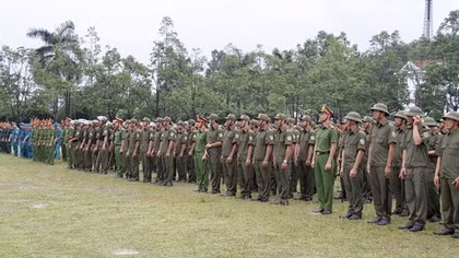 Chuẩn bị Lễ ra mắt lực lượng tham gia bảo vệ ANTT ở cơ sở tại Lào Cai