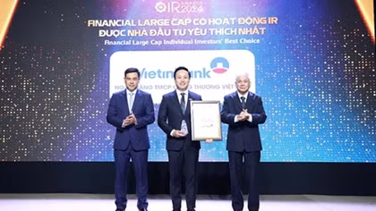 VietinBank (HOSE: CTG) lần thứ hai liên tiếp nhận danh hiệu “Doanh nghiệp niêm yết có hoạt động Quan hệ nhà đầu tư được yêu thích nhất”