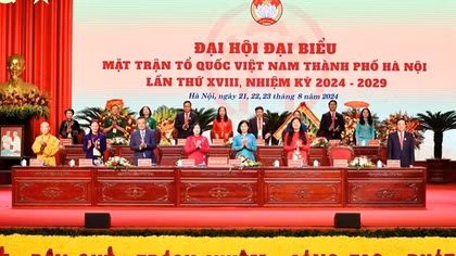 Tổ chức Đại hội đại biểu Mặt trận Tổ quốc Việt Nam TP Hà Nội