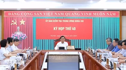 Ủy ban Kiểm tra Trung ương đề nghị xem xét kỷ luật một số tổ chức đảng, đảng viên