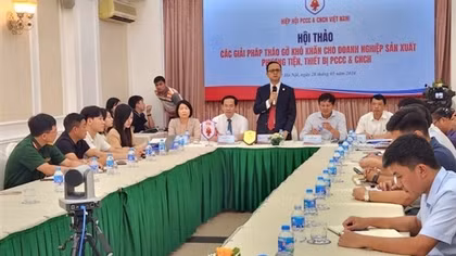 Tháo gỡ khó khăn cho doanh nghiệp sản xuất phương tiện, thiết bị PCCC và CNCH